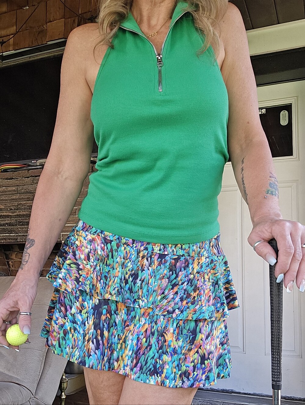 Dona Jo 2 Ruffle GOLF skirt